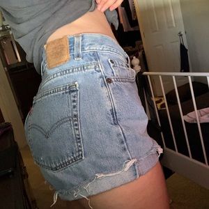 Levi’s high waisted shorts
